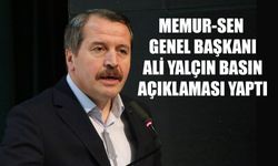 Memur-Sen Genel Başkanı Ali Yalçın Basın Açıklaması Yaptı