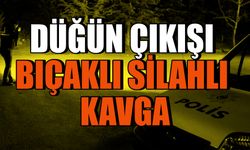 Düğün Çıkışı Bıçaklı Silahlı Kavga