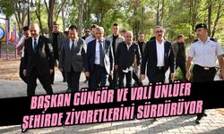 Başkan Güngör ve Vali Ünlüer, Şehirde Ziyaretlerini Sürdürüyor