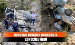 Uçuruma Devrilen Otomobilin Sürücüsü Öldü