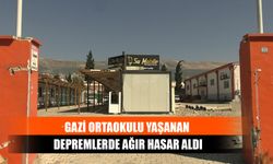 Gazi Ortaokulu Yaşanan Depremlerde Ağır Hasar Aldı