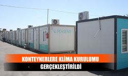 Konteynerlere Klima Kurulumu Gerçekleştirildi!