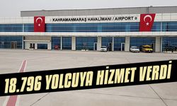 Kahramanmaraş havalimanı 18.796 yolcuya hizmet verdi