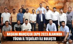 Başkan Mahçiçek Expo 2023 Alanında TÜGVA İl Teşkilatı İle Buluştu