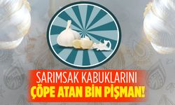 Sarımsak Kabuklarını Çöpe Atan Bin Pişman!