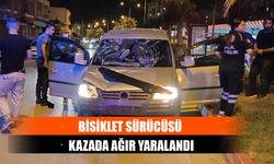 Bisiklet Sürücüsü Kazada Ağır Yaralandı