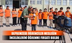 Depremzede Öğrenciler Mesleğin İnceliklerini Öğrenme Fırsatı Buldu