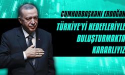 Cumhurbaşkanı Erdoğan: Türkiye'yi hedefleriyle buluşturmakta kararlıyız