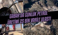 Gabar'da günlük petrol üretimi 25 bin varile ulaştı