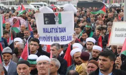 Malatya'da İsrail'in Filistin'e yönelik saldırıları kınandı