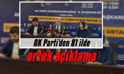 AK Parti'den 81 ilde ortak açıklama