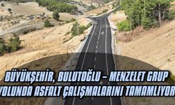 Büyükşehir, Bulutoğlu – Menzelet Grup Yolunda Asfalt Çalışmalarını Tamamlıyor