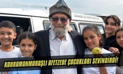 Kahramanmaraşlı afetzede çocukları sevindirdi!