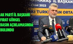 AK Parti İl Başkanı Fırat Görgel basın açıklamasında bulundu