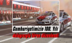 Cumhuriyetimizin 100. Yılı dolayısıyla tören düzenlendi