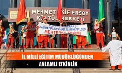 İl Milli Eğitim Müdürlüğünden Anlamlı Etkinlik