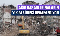 Yıkım işlemleri devam ediyor!