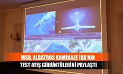 MSB Albatros Kamikaze İDA'nın Test Atış Görüntülerini Paylaştı