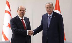 Cumhurbaşkanı Erdoğan, KKTC Cumhurbaşkanı Tatar ile görüştü