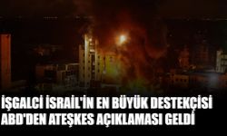 İşgalci İsrail'in En Büyük Destekçisi Abd'den Ateşkes Açıklaması Geldi