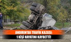 Andırın’da Trafik Kazası:1 Kişi Hayatını Kaybetti!