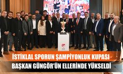 İstiklal Sporun Şampiyonluk Kupası Başkan Güngör’ün Ellerinde Yükseldi