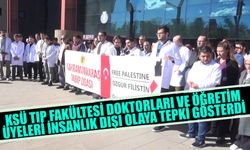 KSÜ Tıp Fakültesi Doktorları Ve Öğretim Üyeleri İnsanlık Dışı Olaya Tepki Gösterdi