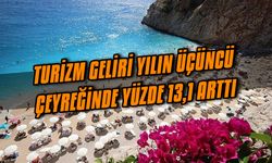 Turizm geliri yılın üçüncü çeyreğinde yüzde 13,1 arttı