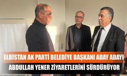 Elbistan Ak Parti Belediye Başkanı Aday Adayı Abdullah Yener Ziyaretlerini Sürdürüyor