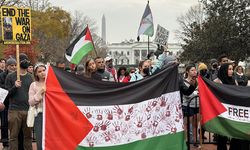New York ve Washington'da İsrail'in Gazze'ye saldırıları protesto edildi