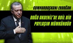 Cumhurbaşkanı Erdoğan: Doğu Akdeniz’de adil bir paylaşım mümkündür