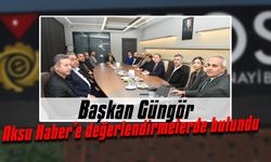 Başkan Güngör, Aksu Haber’e değerlendirmelerde bulundu