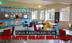 Okul kantinleri için kira artış oranı belli oldu