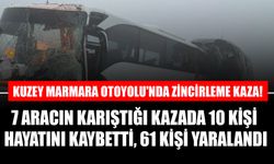 7 Aracın Karıştığı Kazada 10 Kişi Hayatını Kaybetti, 61 Kişi Yaralandı