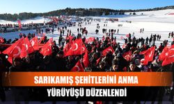 Sarıkamış Şehitlerini Anma Yürüyüşü Düzenlendi