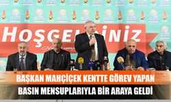 Başkan Mahçiçek Kentte Görev Yapan Basın Mensuplarıyla Bir Araya Geldi