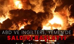 ABD ve İngiltere, Yemen'de saldırı başlattı