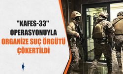 "Kafes-33" Operasyonuyla Organize Suç Örgütü Çökertildi