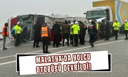 Malatya'da yolcu otobüsü devrildi: 4 ölü, 36 yaralı