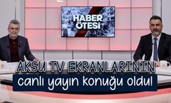 Aksu TV ekranlarının canlı yayın konuğu oldu!