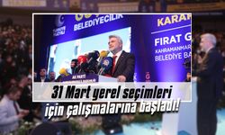 31 Mart yerel seçimleri için çalışmalarına başladı!