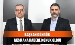 Başkan Güngör Aksu Ana Habere Konuk Oldu!