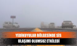 Yedikuyular Bölgesinde Sis, Ulaşımı Olumsuz Etkiledi