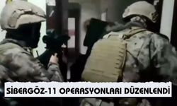 9 ilde eş zamanlı sibergöz-11 operasyonları düzenlendi