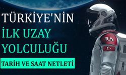 Türkiye'nin insanlı ilk uzay yolculuğunun saati belli oldu