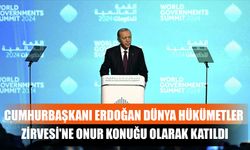 Cumhurbaşkanı Erdoğan Dünya Hükümetler Zirvesi'ne Onur Konuğu Olarak Katıldı