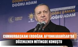 Cumhurbaşkanı Erdoğan, Afyonkarahisar'da Düzenlenen Mitingde Konuştu