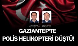 Gaziantep'te Polis Helikopteri Düştü!