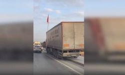 İstanbul'da kaldırımda giden tır sürücüsüne 10 bin 785 lira ceza