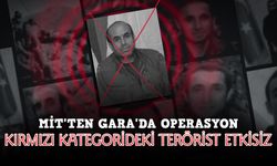 MİT'ten Gara'da operasyon: Kırmızı kategorideki terörist etkisiz